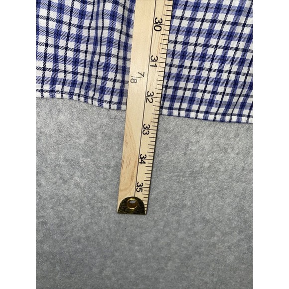 Ralph Lauren Blaire Men's XXL Checkered Long Sleeve Button Up Shirt Collared 2XL - Picture 6 of 10